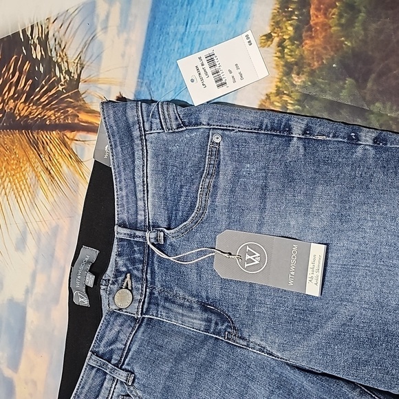 Wit & Wisdom Skimmer Crop Jeans Size 6P Petite - Picture 4 of 7